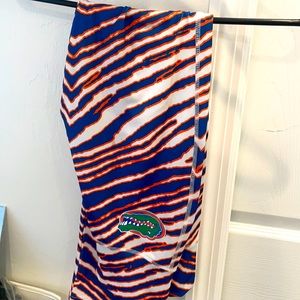 Gator Leggings: Striped with Gator Logo